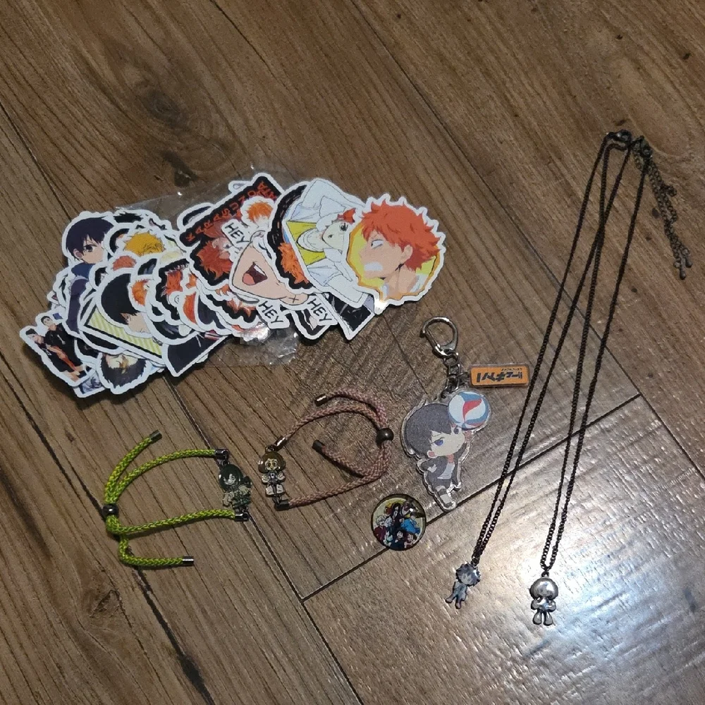 Haikyu Anime Sticker & Accessory Set - Assorted Kids Accessories